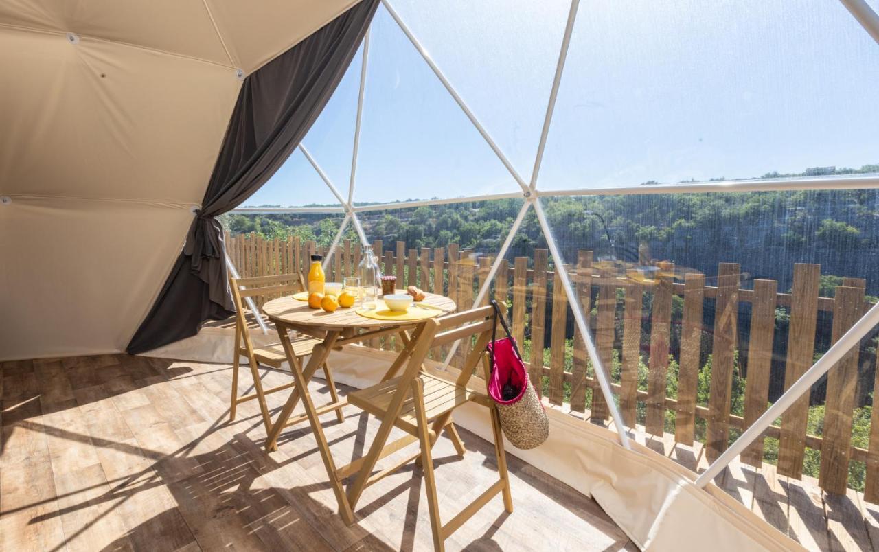 Отель Les Domes Des Gorges Рюом Экстерьер фото